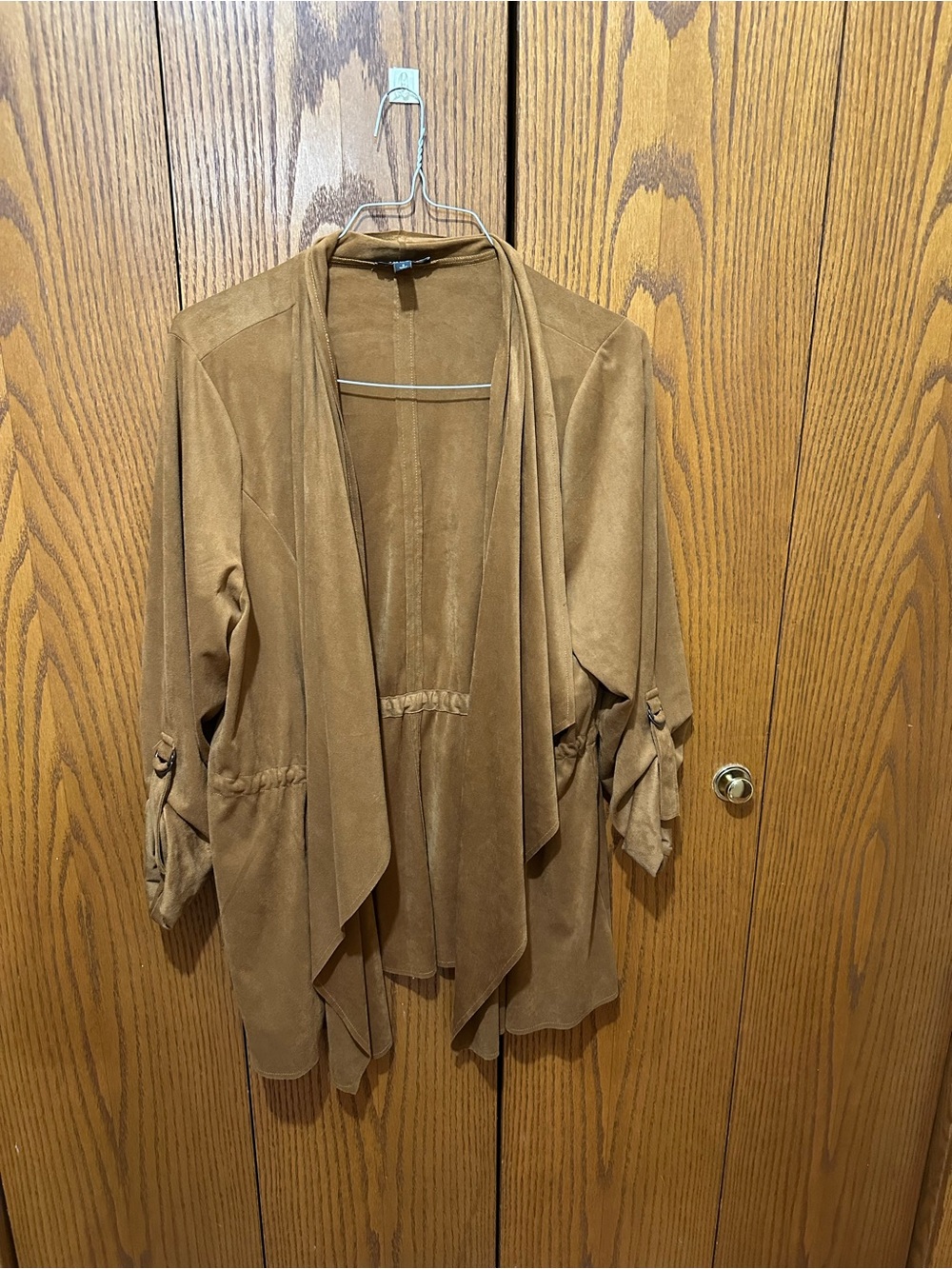 Torrid Women's Open Front Lightweight Jacket - Tan